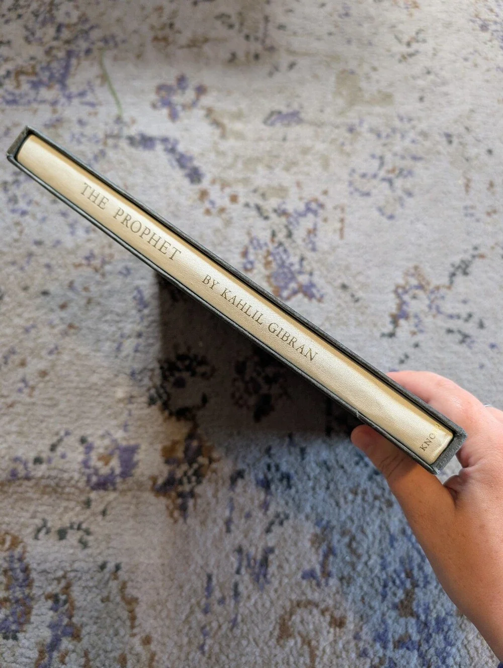The Prophet Kahlil Gibran Vintage Book 1971 Hardcover Slipcover